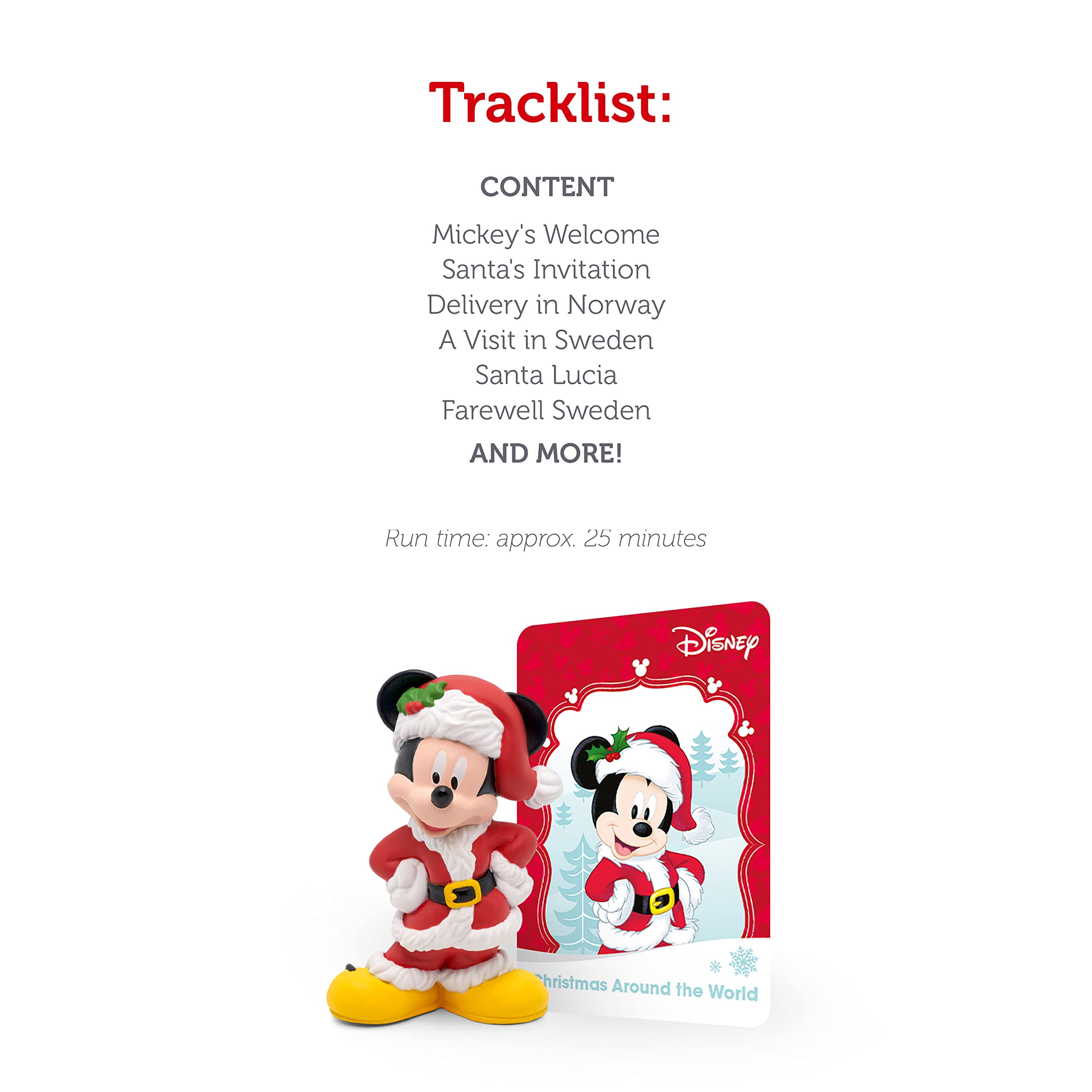 Foto 4 | El Personaje De Reproducción De Audio Tonies Mickey's Christmas With Toy - Venta Internacional.