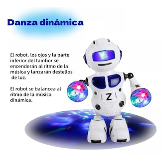 Foto 2 | Juguetes Robot Inteligentes de Control Remoto Blanco