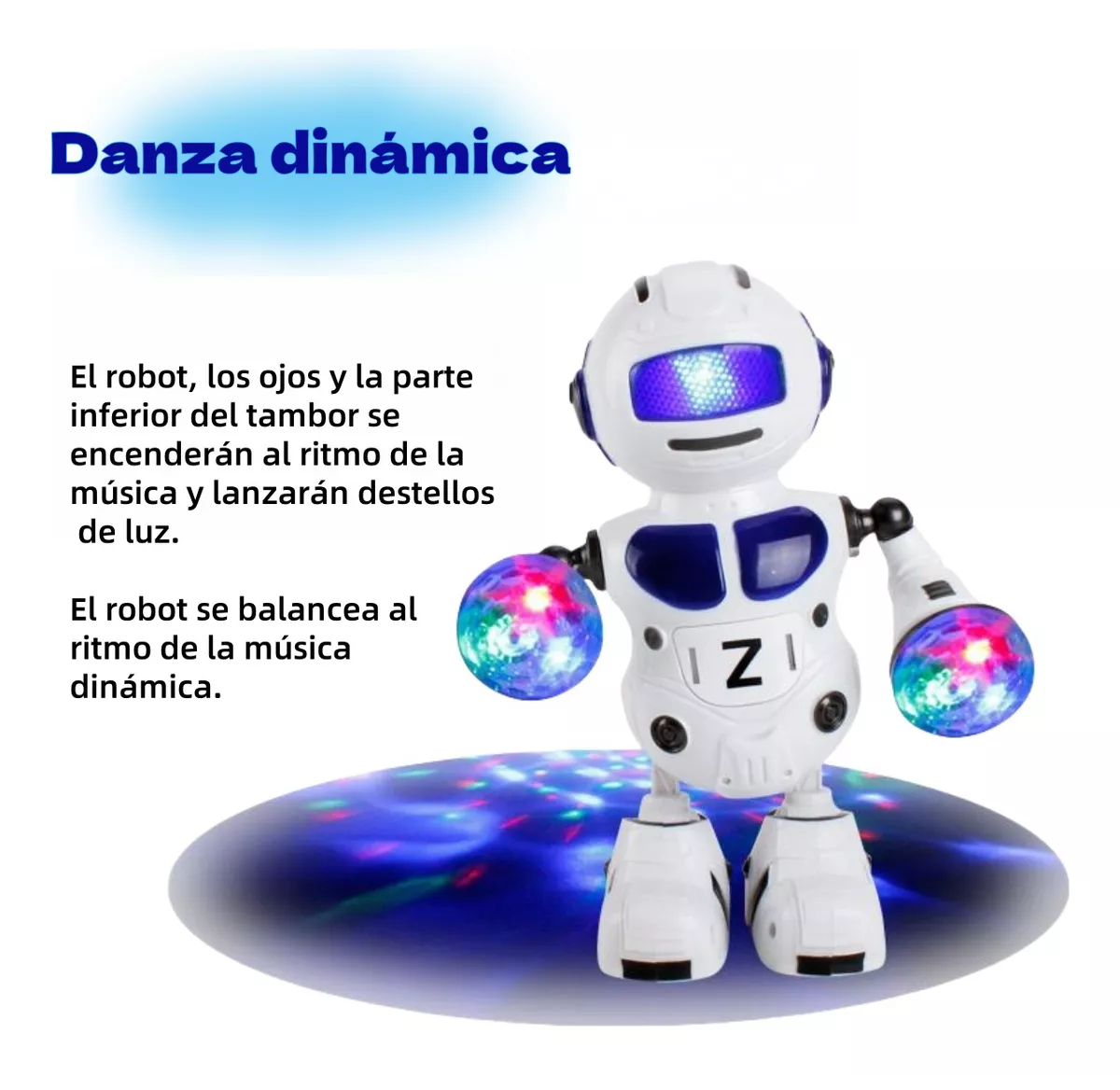 Foto 3 pulgar | Juguetes Robot Inteligentes Lab.G de Control Remoto Blanco