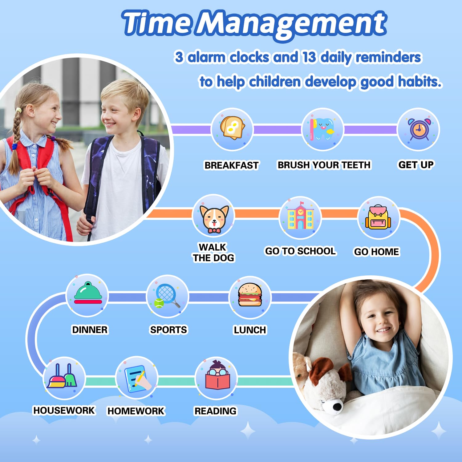 Foto 8 pulgar | Reloj Inteligente Cosjoype con Juegos y Cámara Dual HD Resistente al Agua  para Niños - Venta Internacional