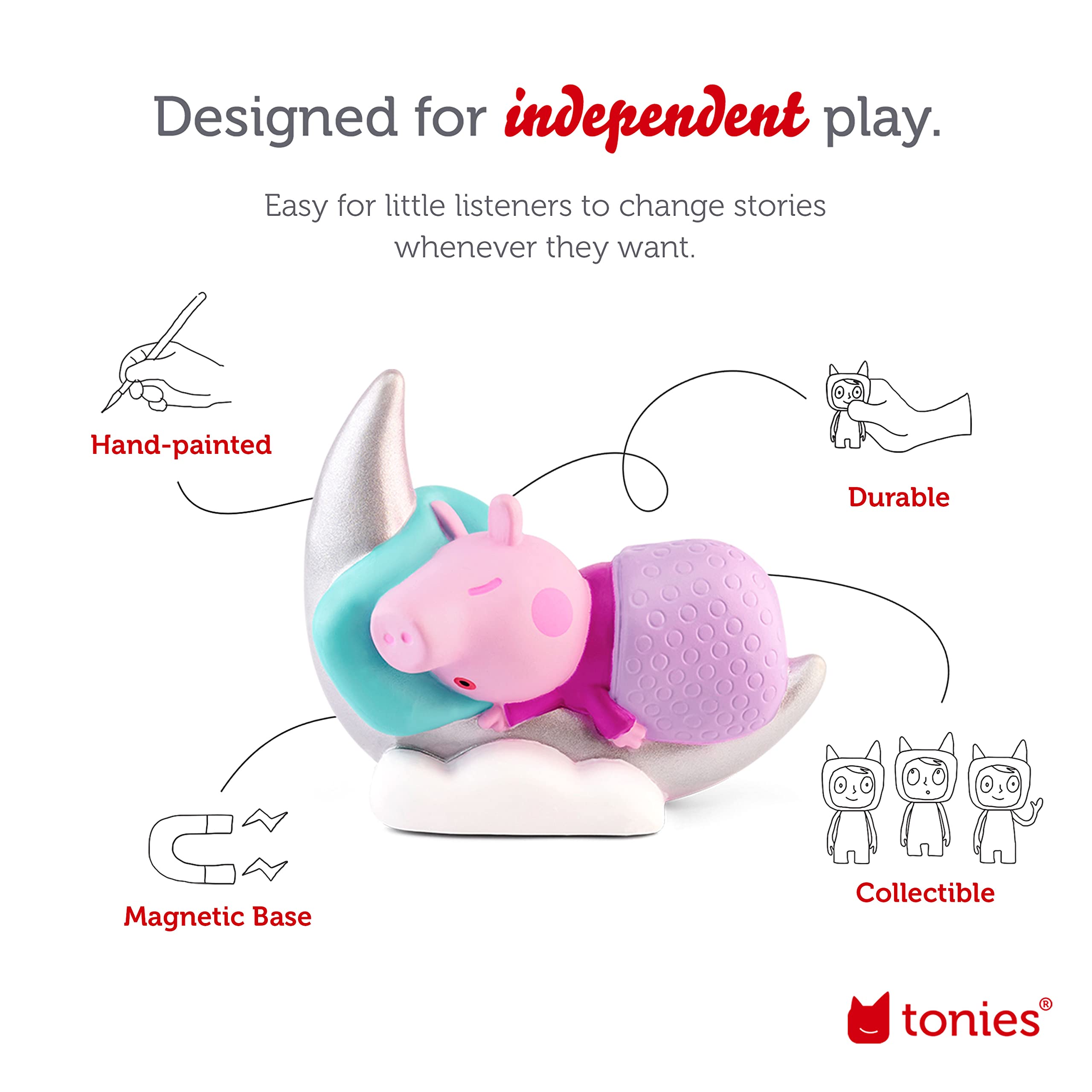 Foto 4 pulgar | El Personaje De Reproducción De Audio Tonies Peppa Pig Con Historias Para Dormir - Venta Internacional.