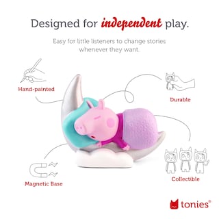 Foto 3 | El Personaje De Reproducción De Audio Tonies Peppa Pig Con Historias Para Dormir - Venta Internacional.