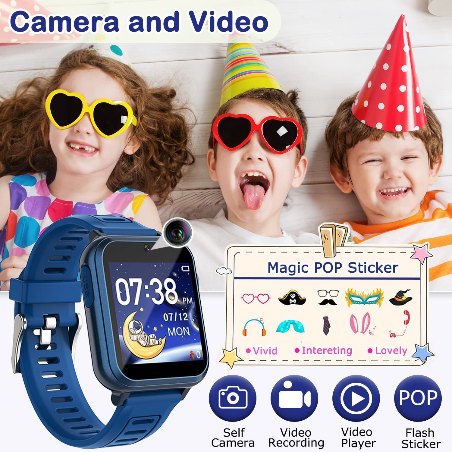 Foto 5 pulgar | Reloj Smartwatch Cosjoype Infantil-Venta Internacional