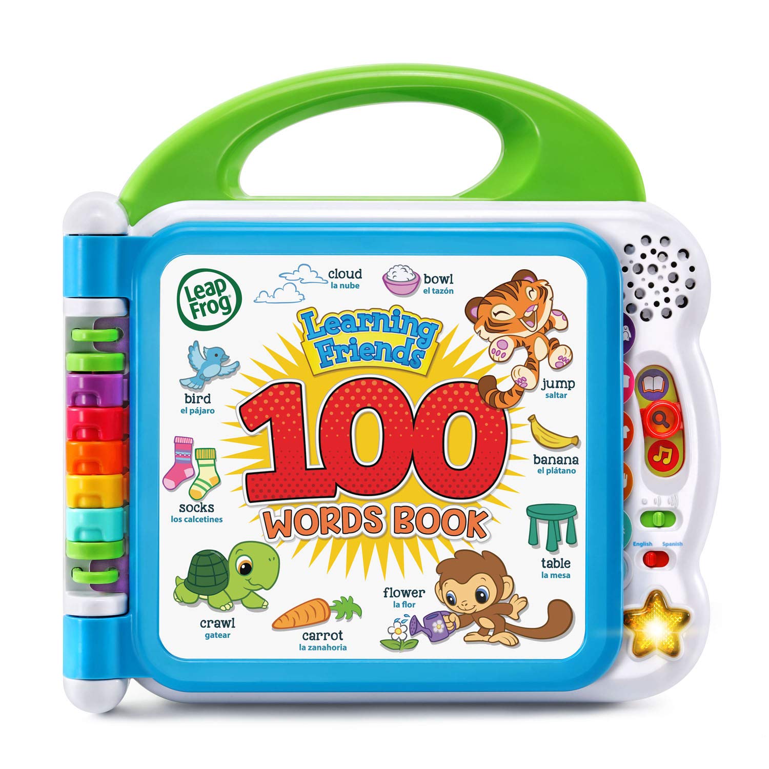 Libro De 100 Palabras De Toy Leapfrog Learning Friends, Color Verde - Venta Internacional.