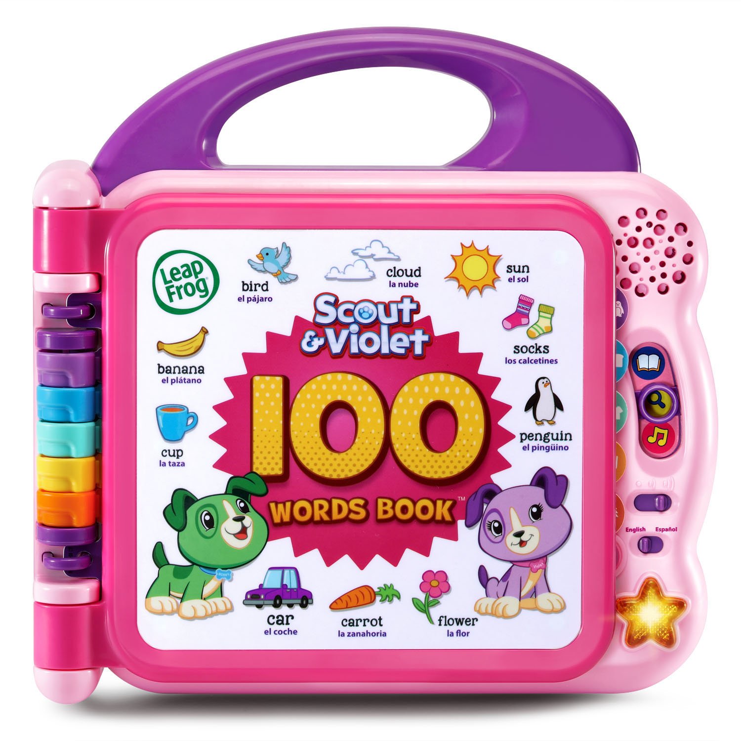 Libro Leapfrog Scout Y Violet, 100 Palabras, Color Morado - Venta Internacional.