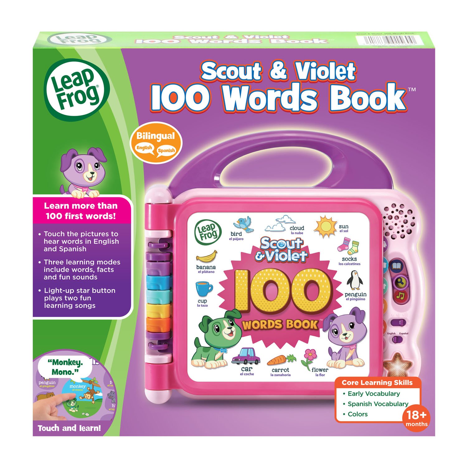 Foto 7 | Libro Leapfrog Scout Y Violet, 100 Palabras, Color Morado - Venta Internacional.