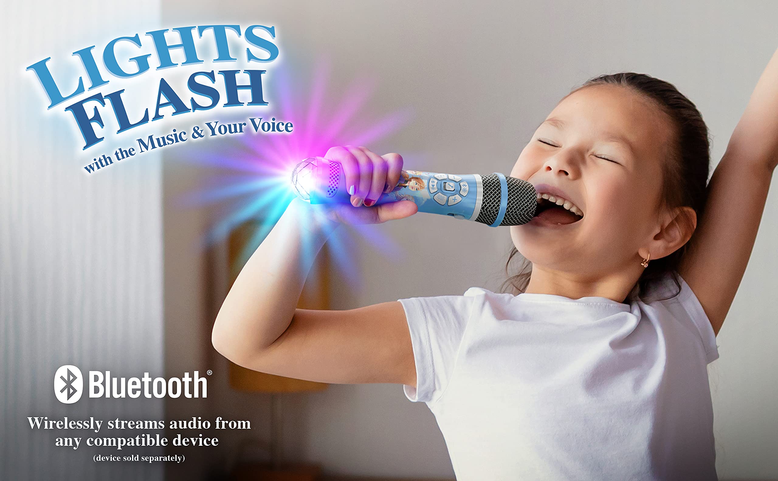 Foto 6 | Micrófono Bluetooth Para Karaoke Ekids Disney Frozen 2 Con Altavoz - Venta Internacional.