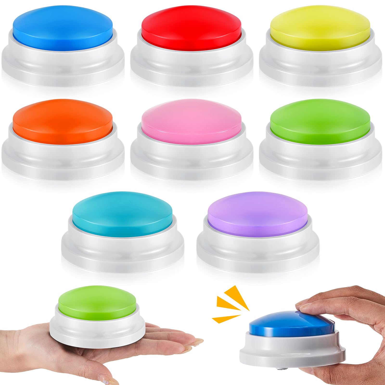 Foto 2 pulgar | Answer Buzzers Honoson Grabables, 8 Piezas, Para Un Programa De Juegos - Venta Internacional.