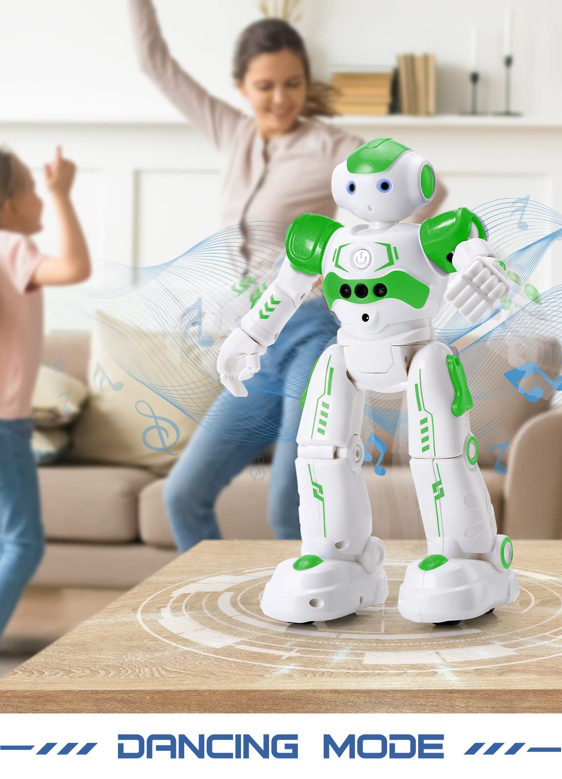 Foto 5 | Control Remoto Rc Robot Kingsdragon Con Sensor De Gestos, Verde - Venta Internacional.
