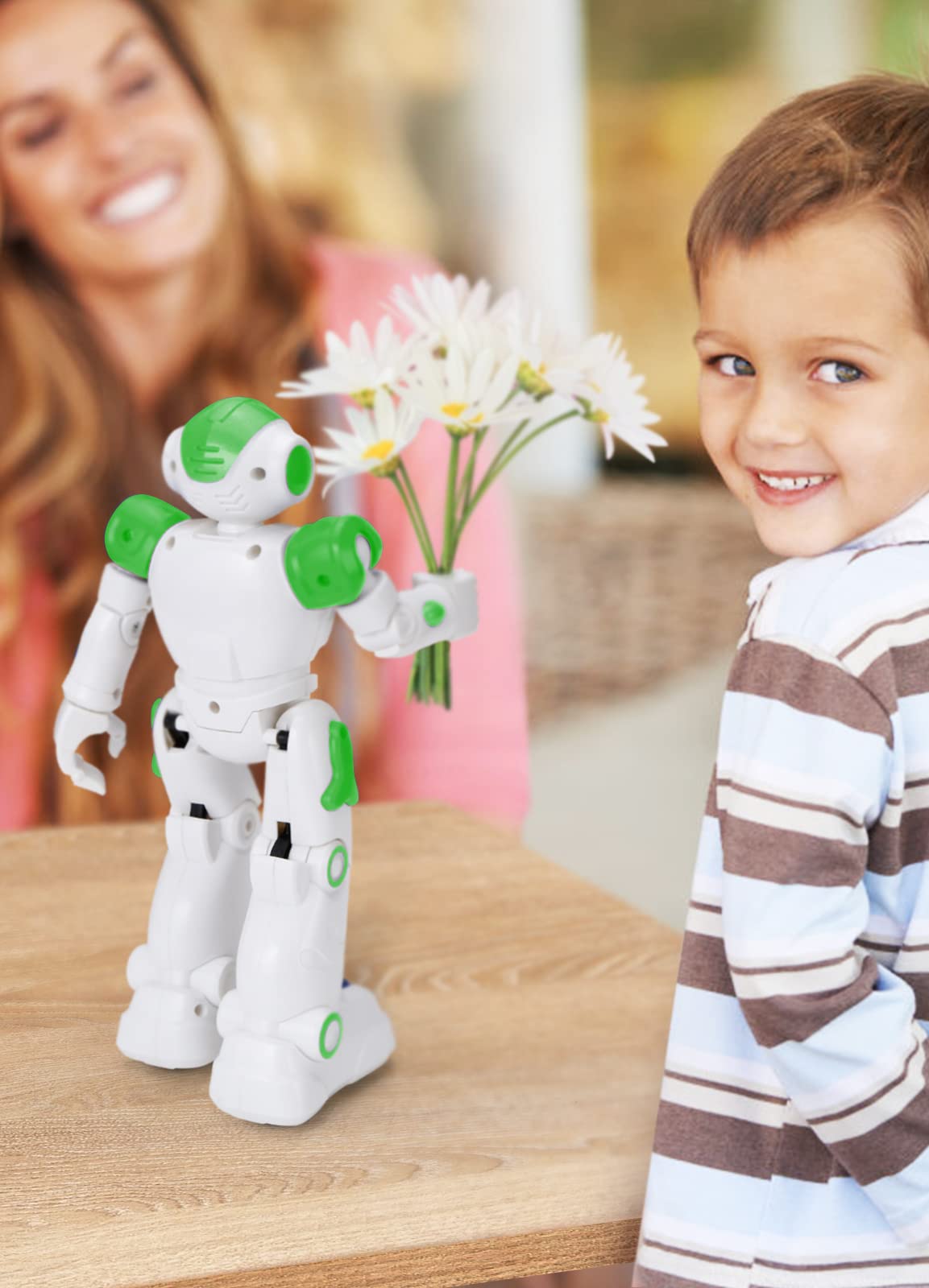 Foto 7 | Control Remoto Rc Robot Kingsdragon Con Sensor De Gestos, Verde - Venta Internacional.