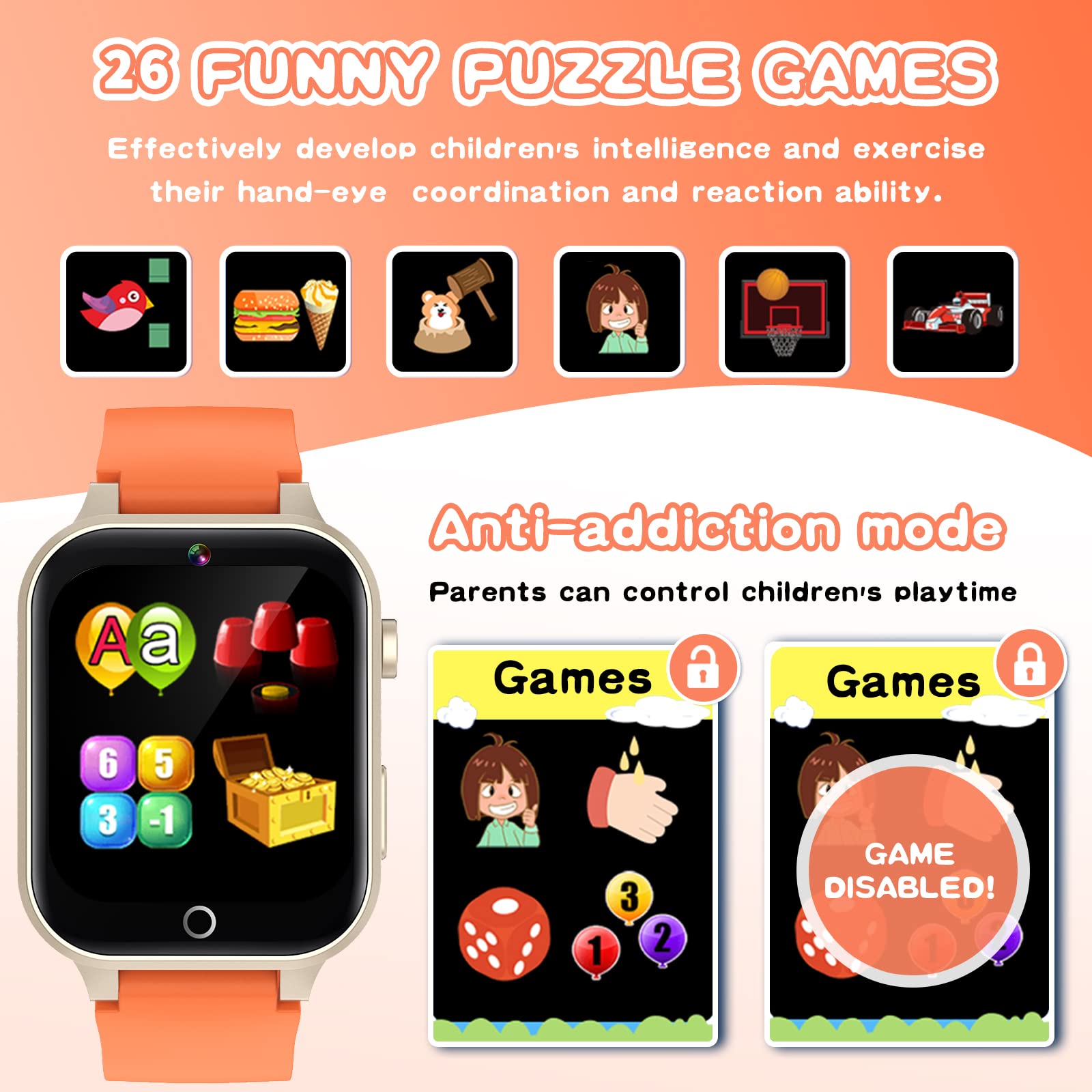 Foto 3 | Reloj Inteligente Cosjoype 26 Juegos con Cámara Hd - Venta Internacional