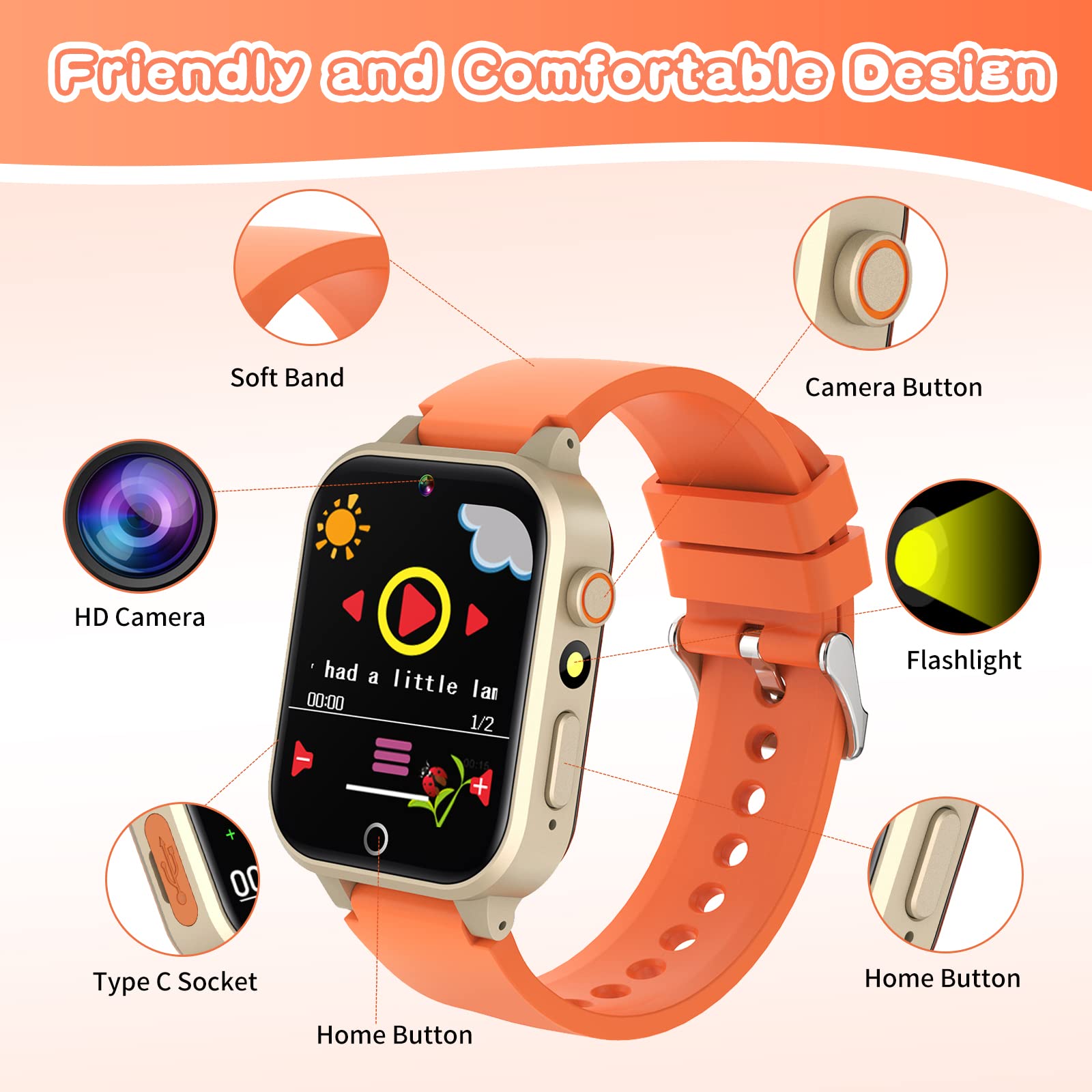 Foto 5 | Reloj Inteligente Cosjoype 26 Juegos con Cámara Hd - Venta Internacional