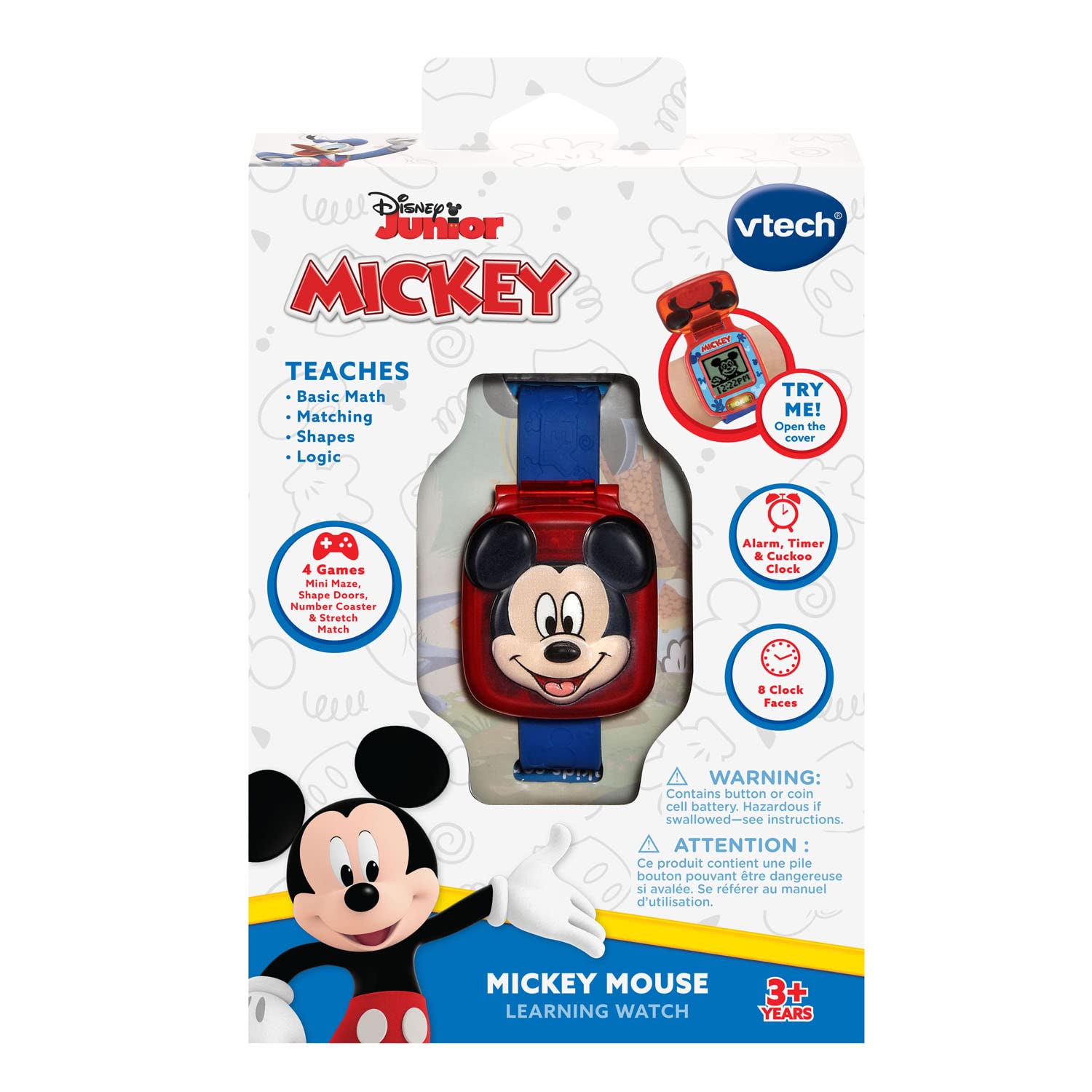 Foto 8 pulgar | Learning Watch Vtech Disney Junior Mickey Mouse para Niños - Venta Internacional
