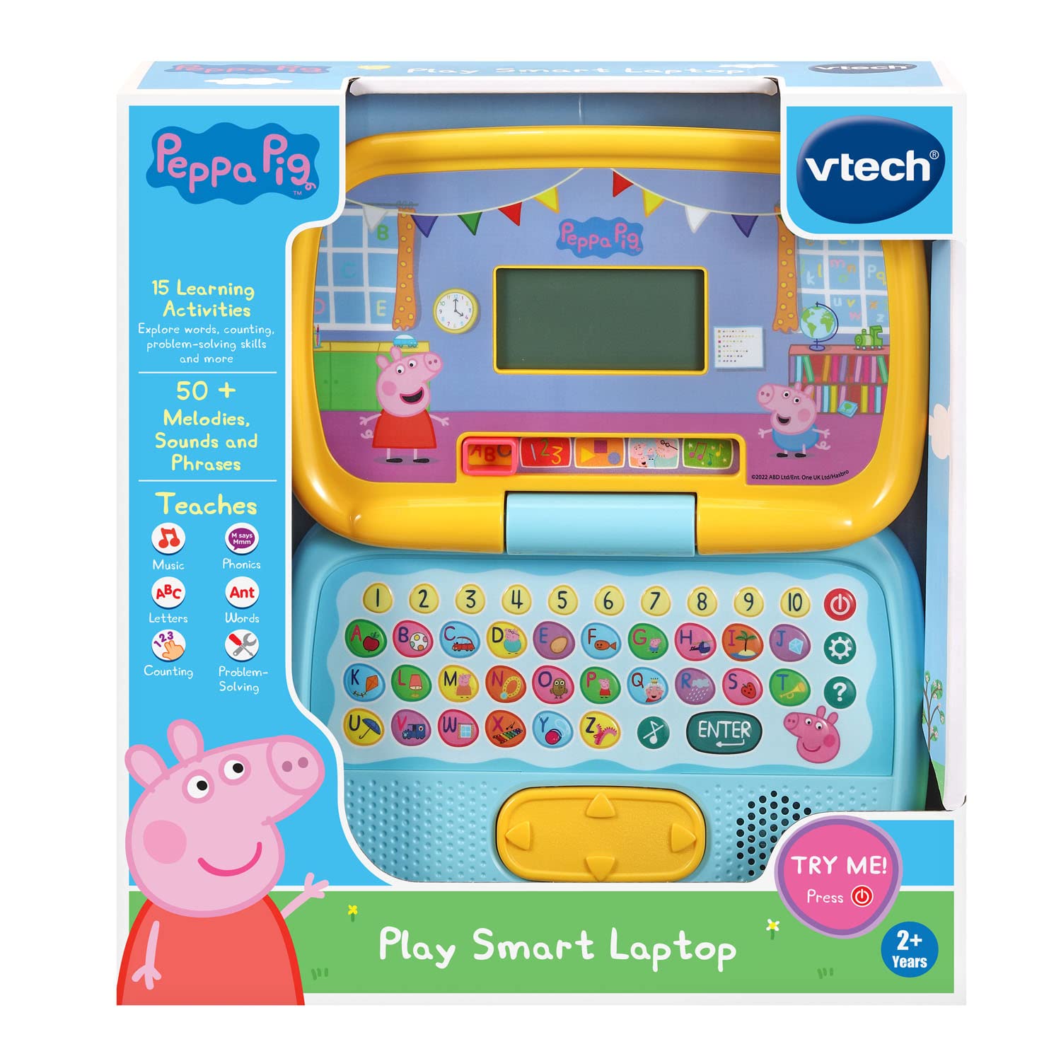 Foto 6 pulgar | Laptop De Juguete Vtech Peppa Pig Play Smart Con 15 Juegos De Más De 2 Años - Venta Internacional.