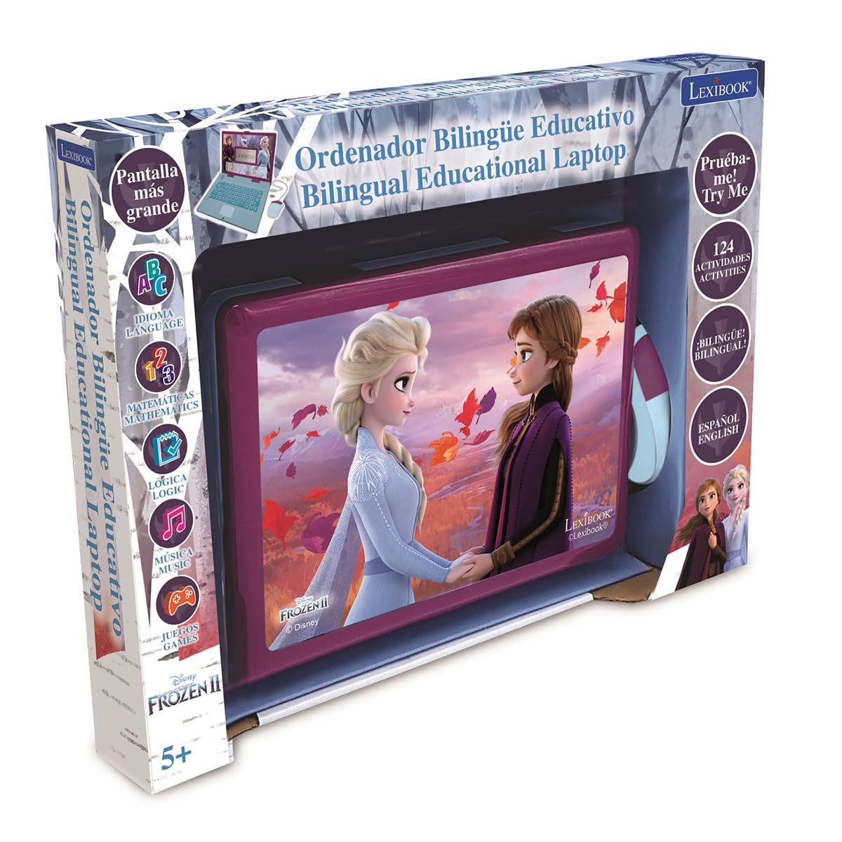 Foto 5 pulgar | Ordenador Portátil Educativo Bilingüe Lexibook Disney Frozen 2 Girls - Venta Internacional.