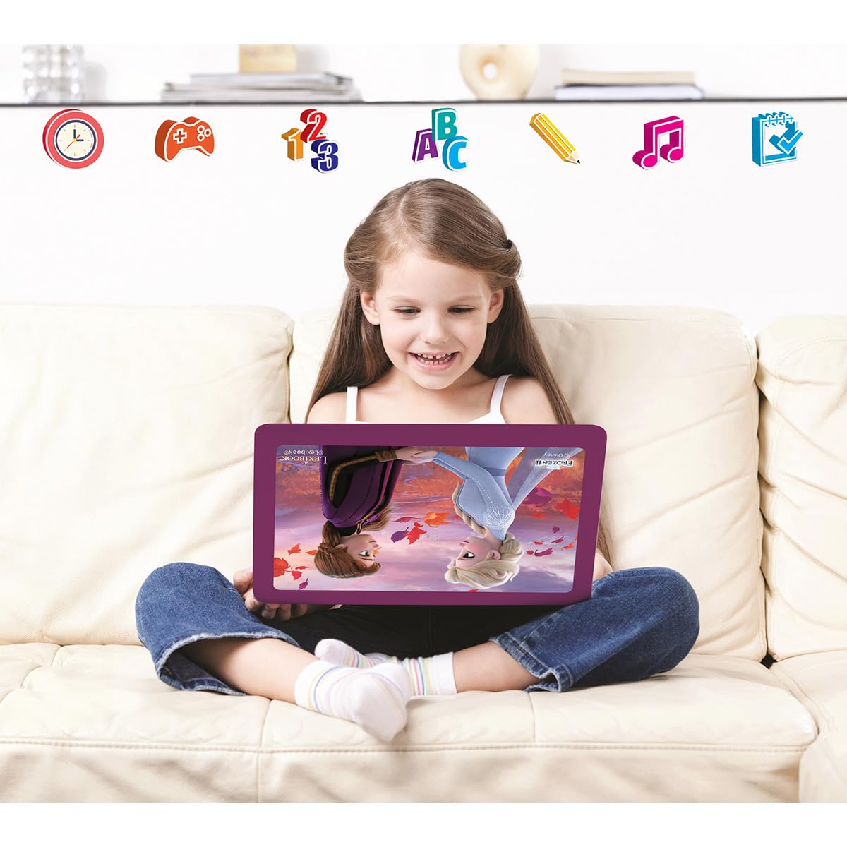Foto 6 pulgar | Ordenador Portátil Educativo Bilingüe Lexibook Disney Frozen 2 Girls - Venta Internacional.