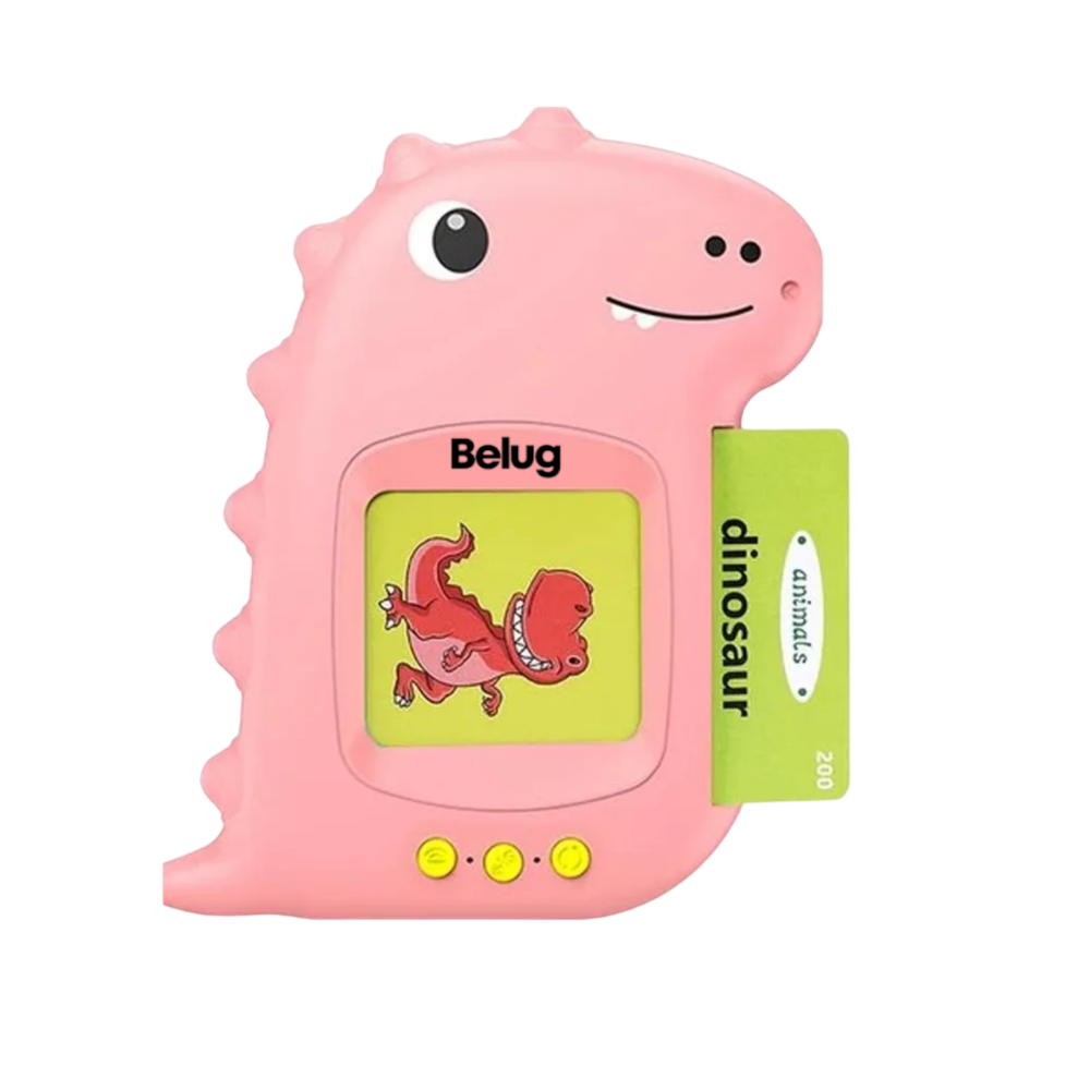 Foto 2 pulgar | Computadora Didáctica Español/inglés Juguetes Para Niños Dinosaurio Rosa Belug