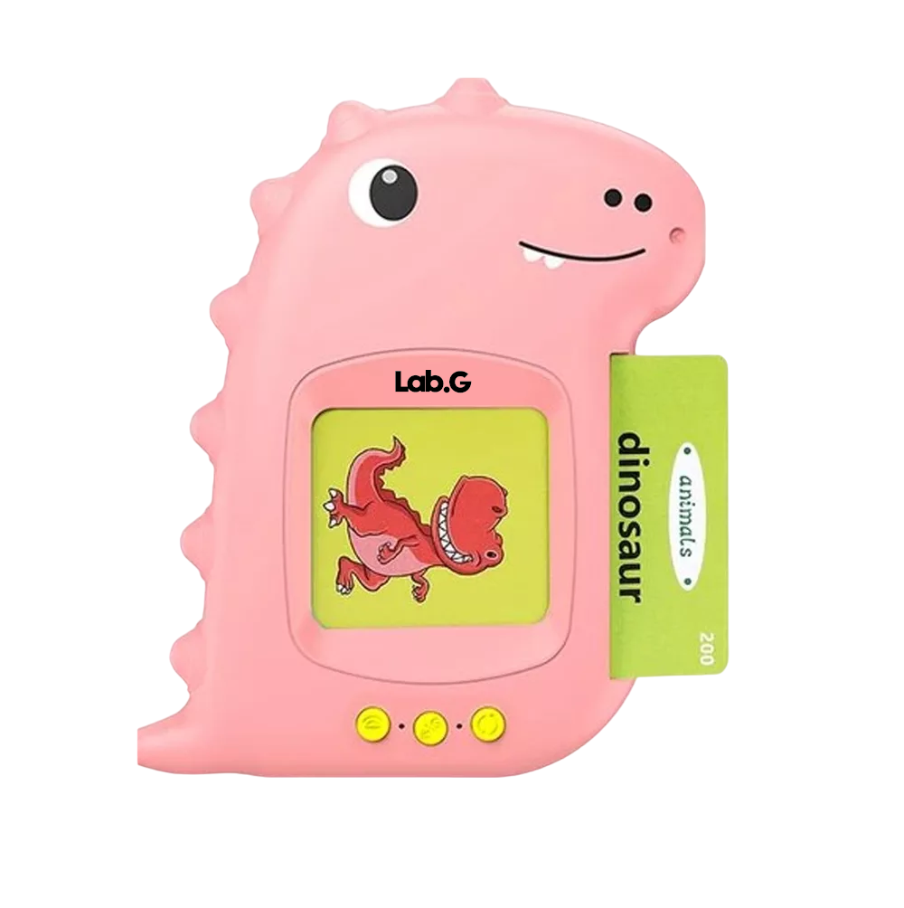 Computadora Didactica Lab.g Español/inglés Juguetes Para Niños Dinosaurio Rosa