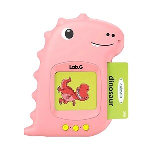 Foto 1 | Computadora Didactica Lab.g Español/inglés Juguetes Para Niños Dinosaurio Rosa