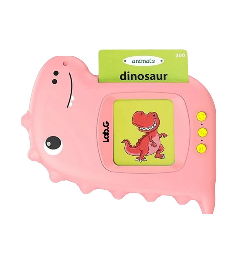 Foto 5 | Computadora Didactica Lab.g Español/inglés Juguetes Para Niños Dinosaurio Rosa