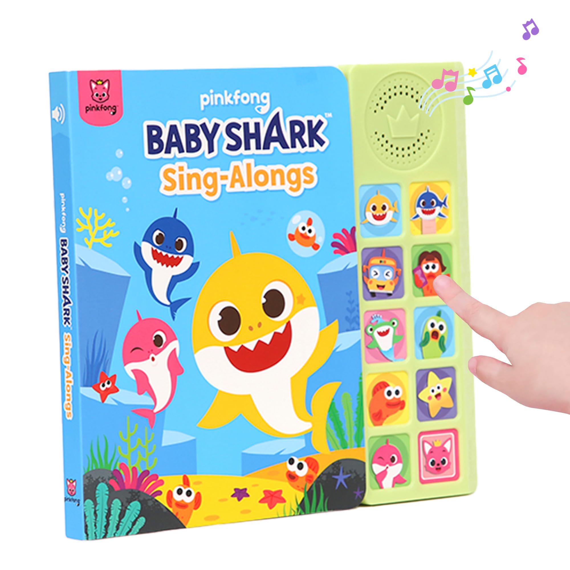 Libro De Sonidos Pinkfong Baby Shark Sing-alongs Con 10 Botones - Venta Internacional.