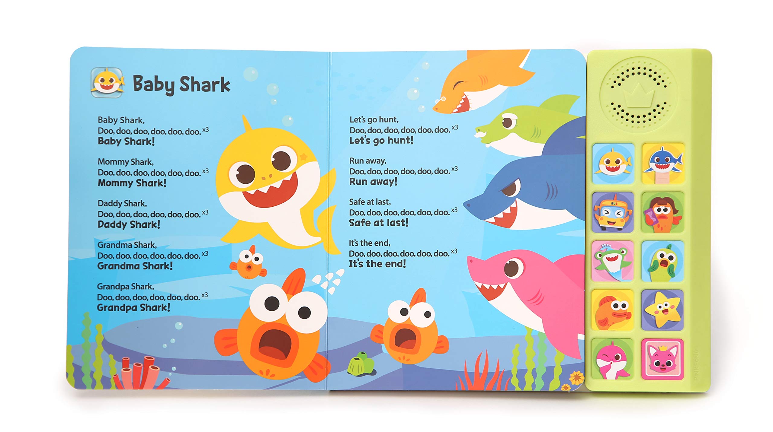 Foto 5 pulgar | Libro De Sonidos Pinkfong Baby Shark Sing-alongs Con 10 Botones - Venta Internacional.