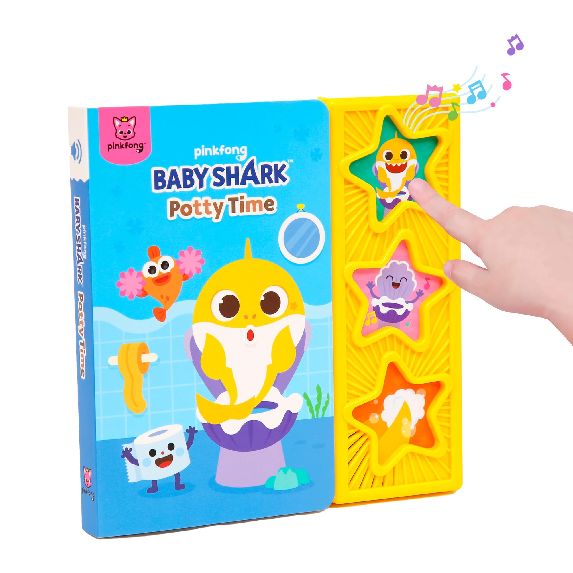 Libro De Sonidos Interactivo Para Aprender A Ir Al Baño Pinkfong Baby Shark - Venta Internacional.