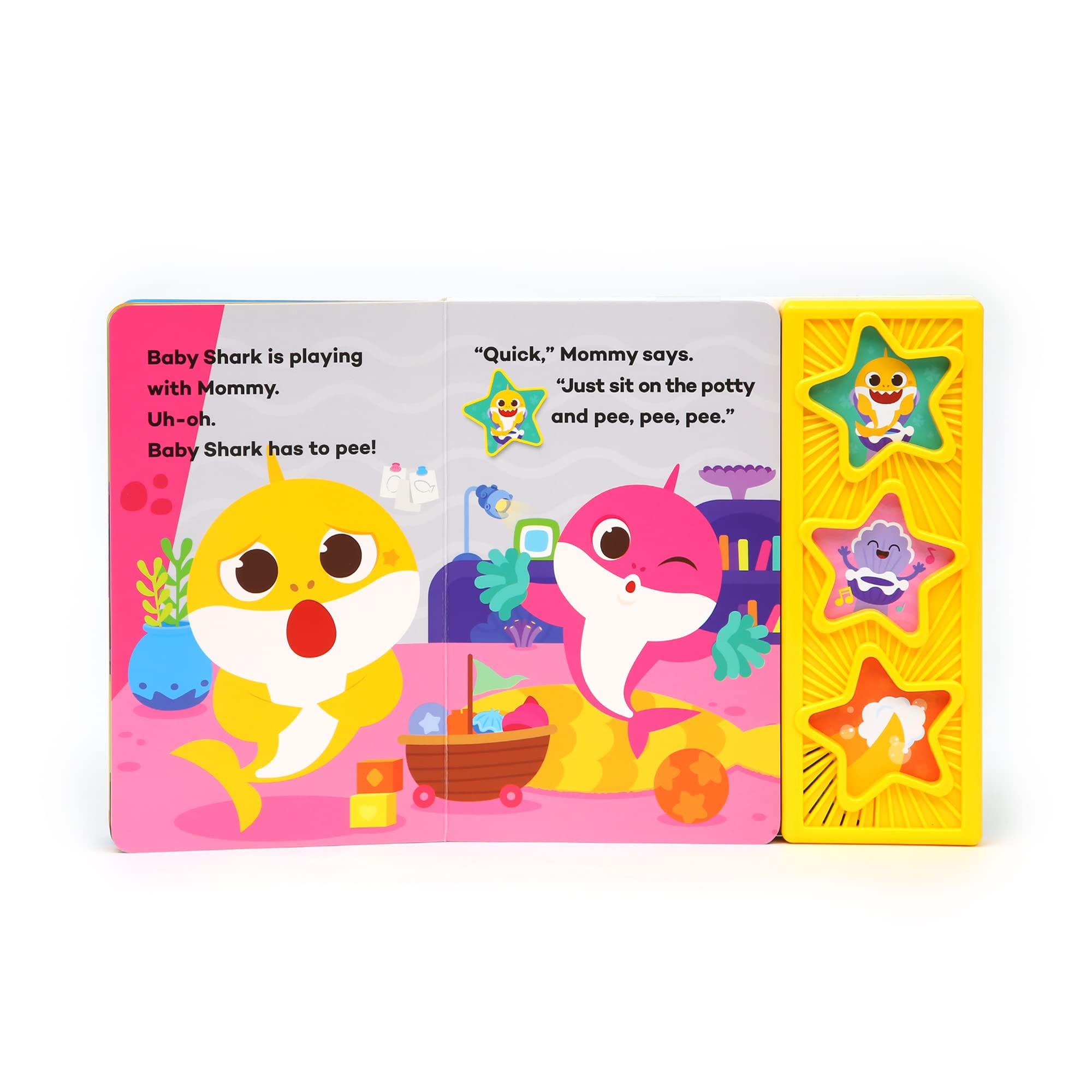 Foto 5 pulgar | Libro De Sonidos Interactivo Para Aprender A Ir Al Baño Pinkfong Baby Shark - Venta Internacional.