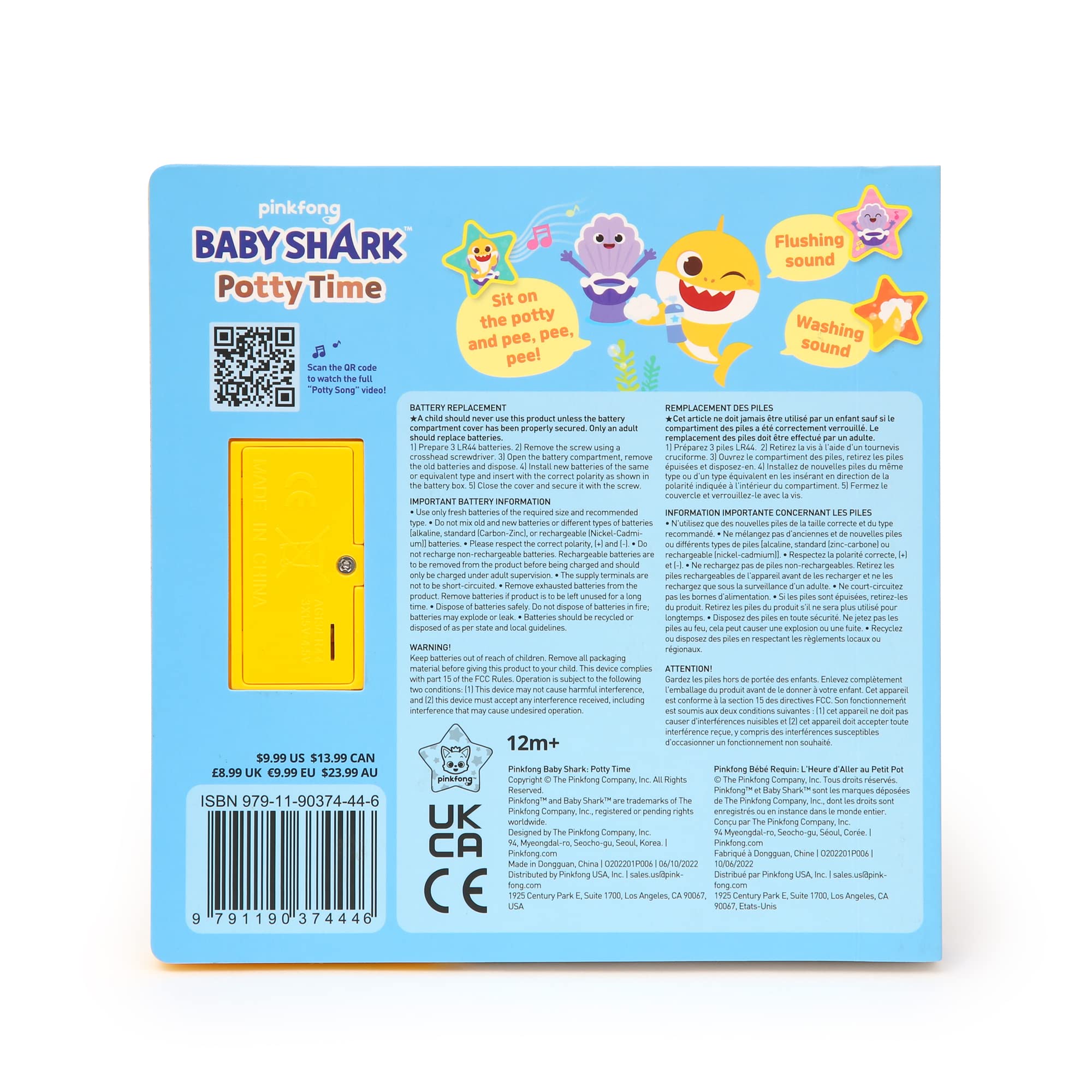 Foto 6 pulgar | Libro De Sonidos Interactivo Para Aprender A Ir Al Baño Pinkfong Baby Shark - Venta Internacional.