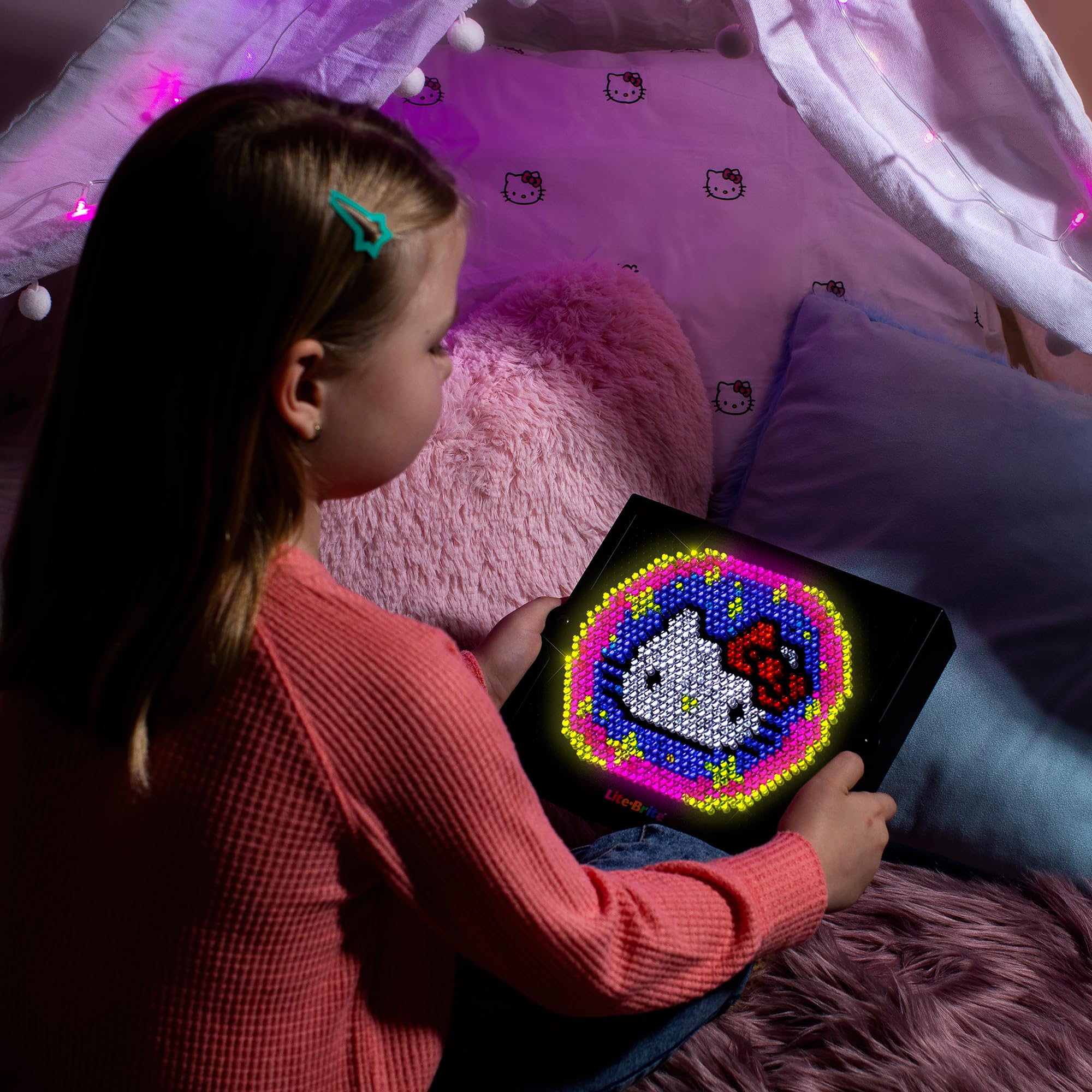 Foto 6 | Hello Kitty Hd Super Bright De Lite Brite Con 6 Plantillas Y Más De 6 - Venta Internacional.