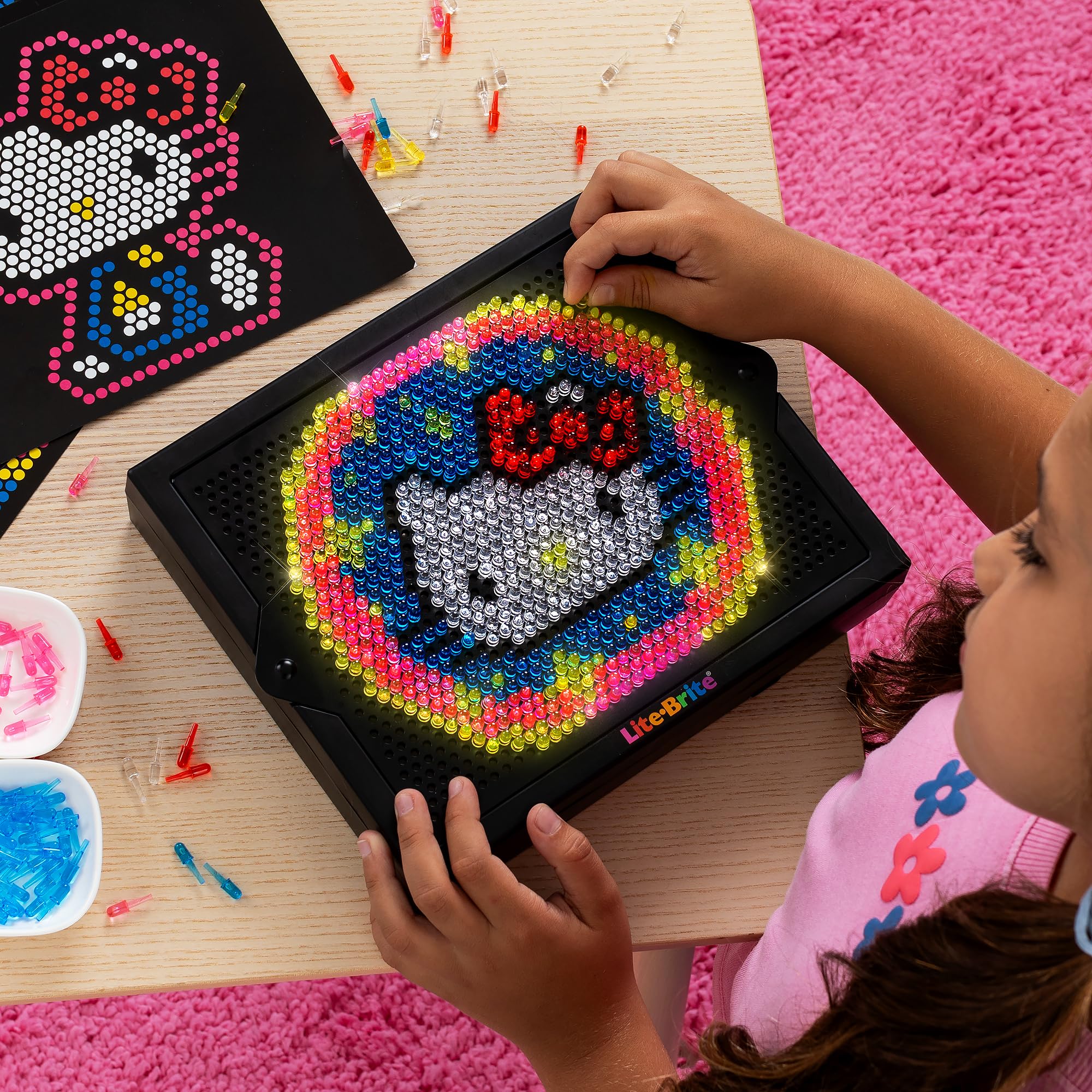 Foto 7 | Hello Kitty Hd Super Bright De Lite Brite Con 6 Plantillas Y Más De 6 - Venta Internacional.