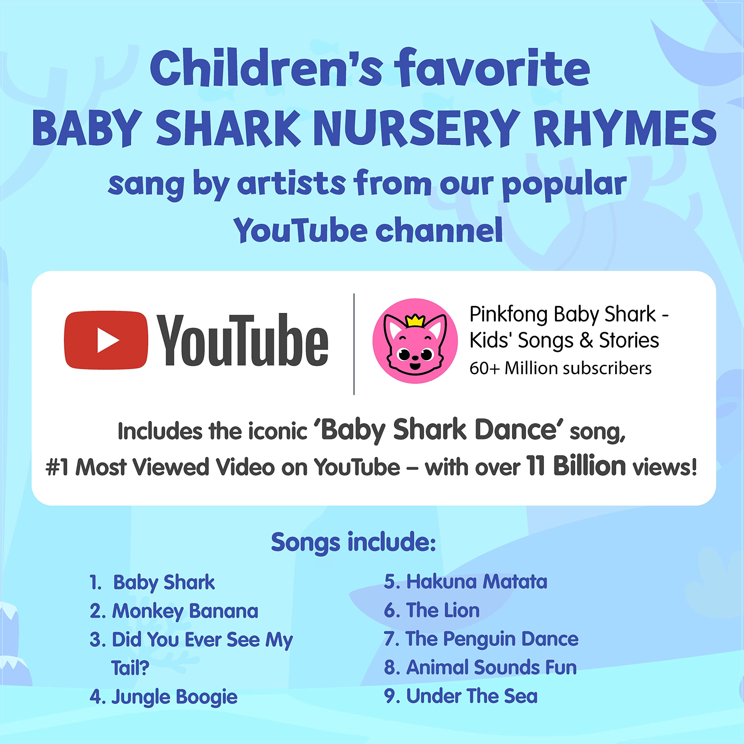 Foto 5 pulgar | Libro De Sonidos Pinkfong Baby Shark Animal Songs, 10 Botones - Venta Internacional.