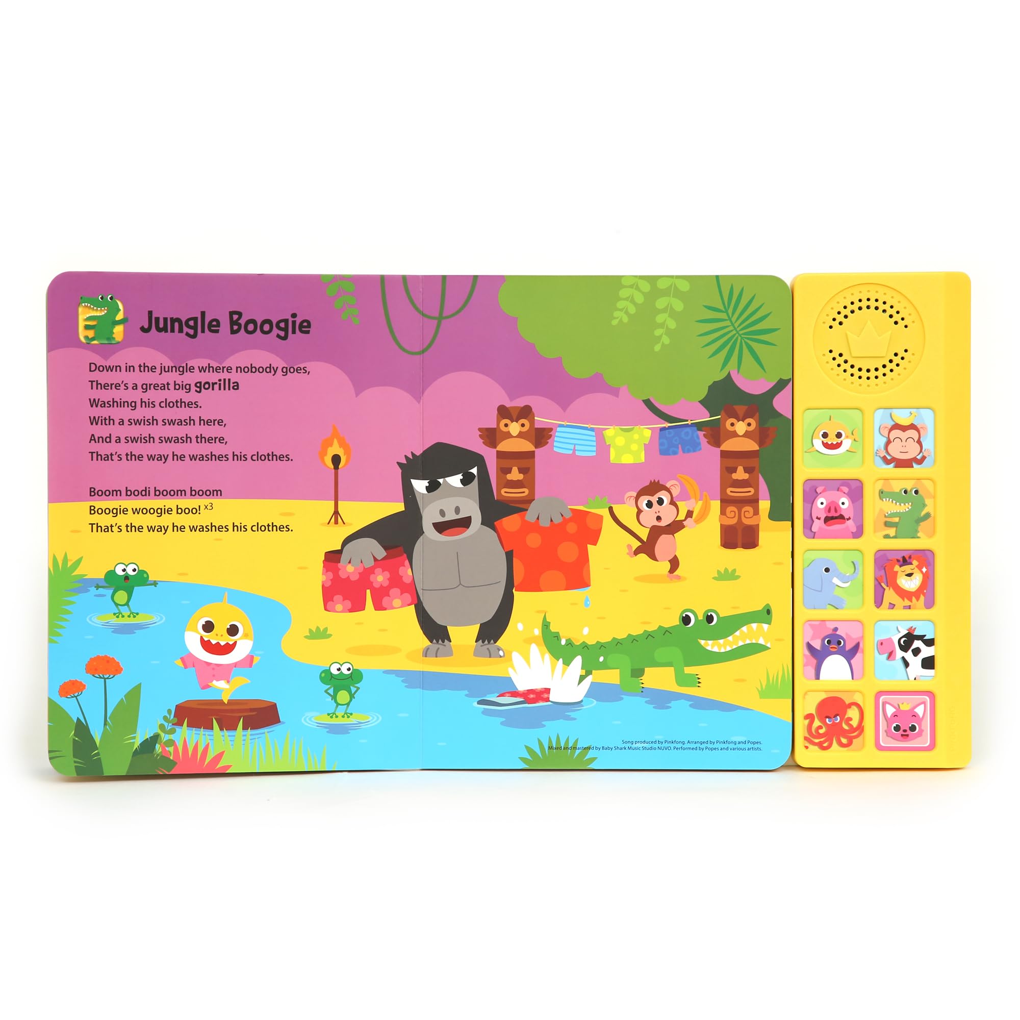Foto 8 pulgar | Libro De Sonidos Pinkfong Baby Shark Animal Songs, 10 Botones - Venta Internacional.