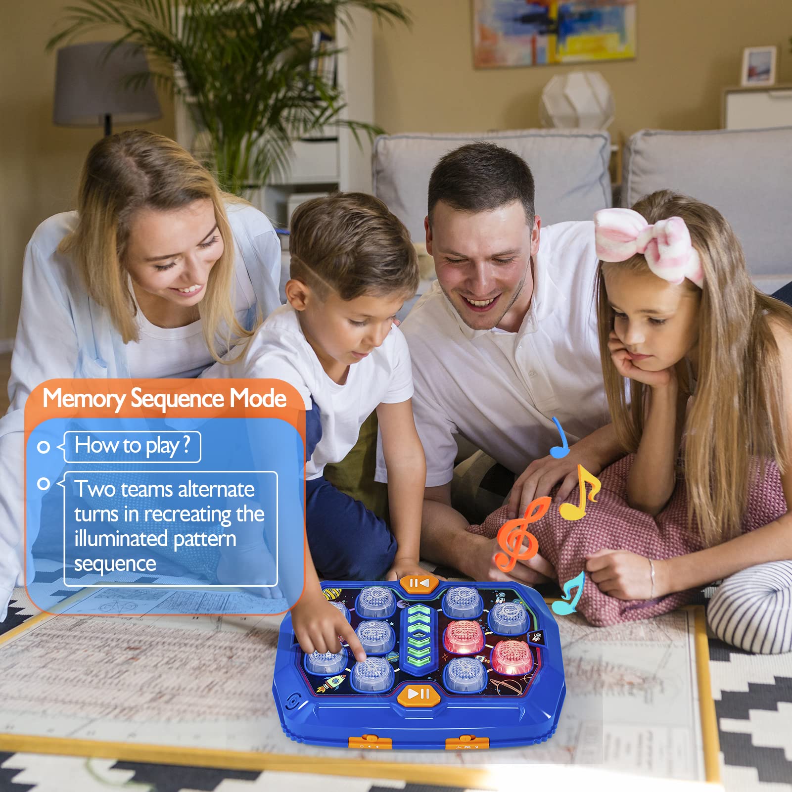 Foto 5 | Interactive Whack A Game Hahaland Para Niños De 5 A 7 Años - Venta Internacional.
