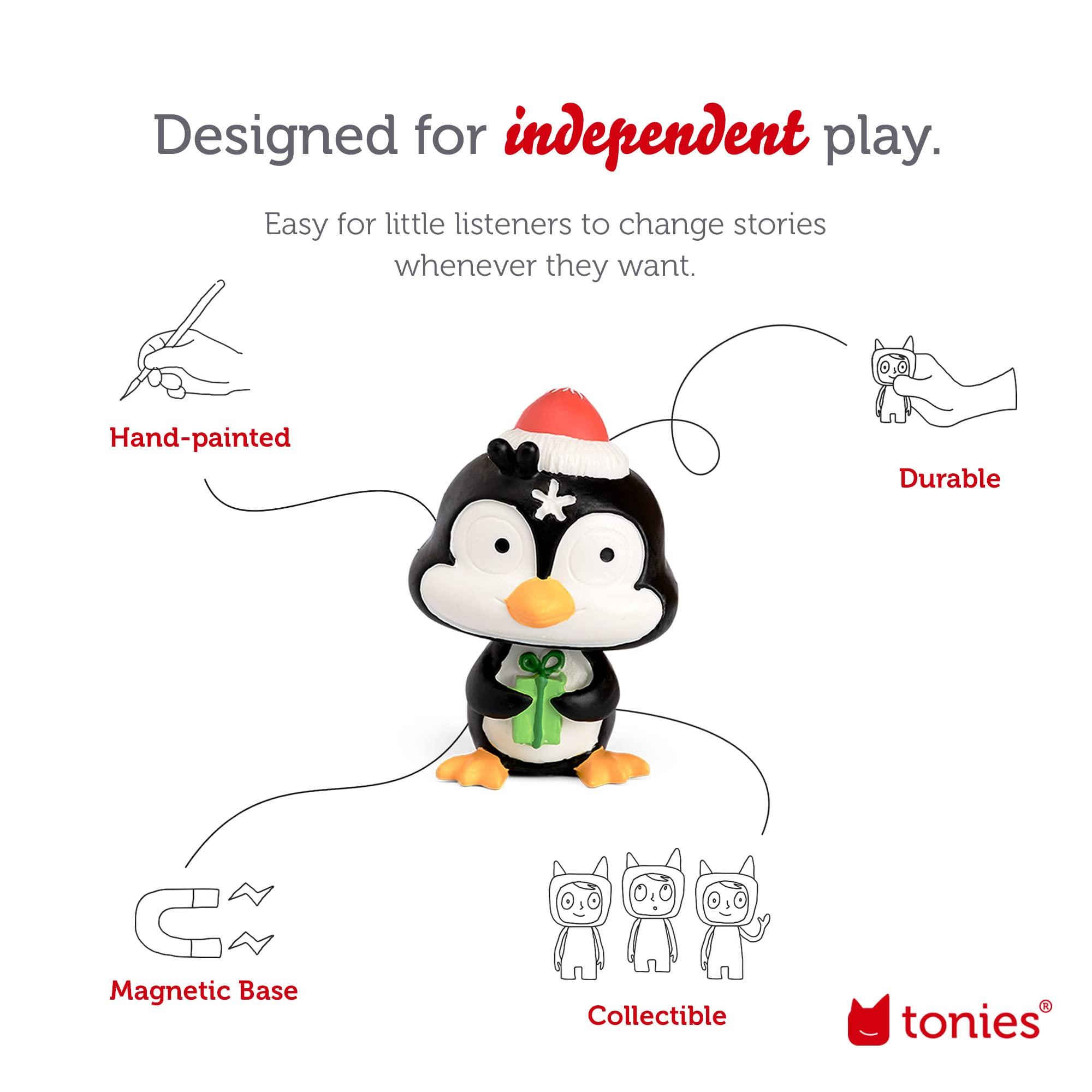 Foto 4 pulgar | Reproducción De Audio Del Personaje Tonies Penguin Con Canciones Navideñas, Vol. 1 - Venta Internacional.