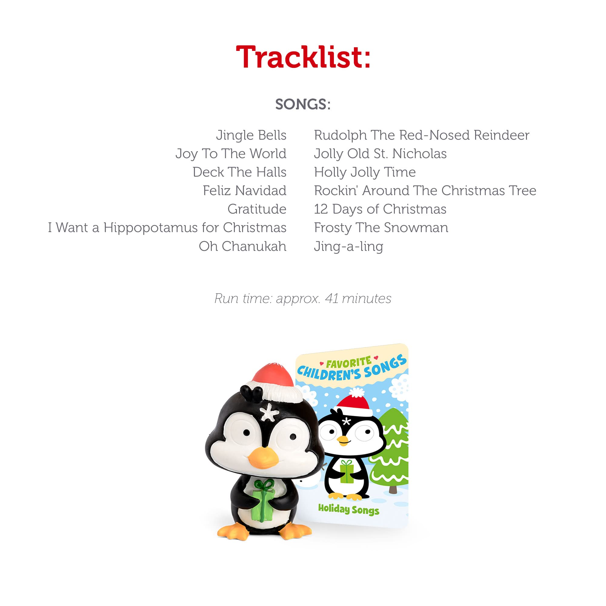 Foto 5 pulgar | Reproducción De Audio Del Personaje Tonies Penguin Con Canciones Navideñas, Vol. 1 - Venta Internacional.