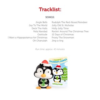 Foto 4 | Reproducción De Audio Del Personaje Tonies Penguin Con Canciones Navideñas, Vol. 1 - Venta Internacional.