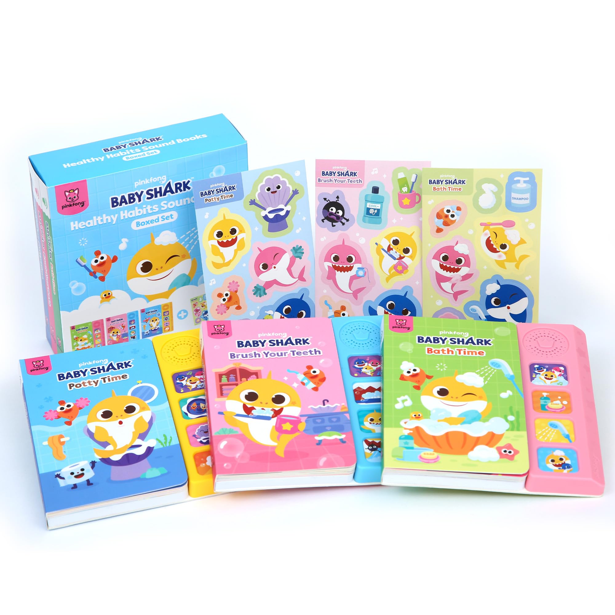 Foto 8 pulgar | Set De Libros De Sonido Pinkfong Baby Shark Healthy Habits - Venta Internacional.