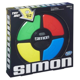 Foto 1 | Juego De Memoria Electrónico Simon Hasbro Gaming Con Baterías - Venta Internacional.
