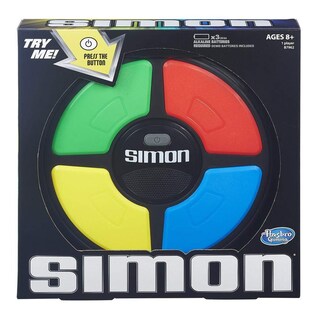 Foto 3 | Juego De Memoria Electrónico Simon Hasbro Gaming Con Baterías - Venta Internacional.