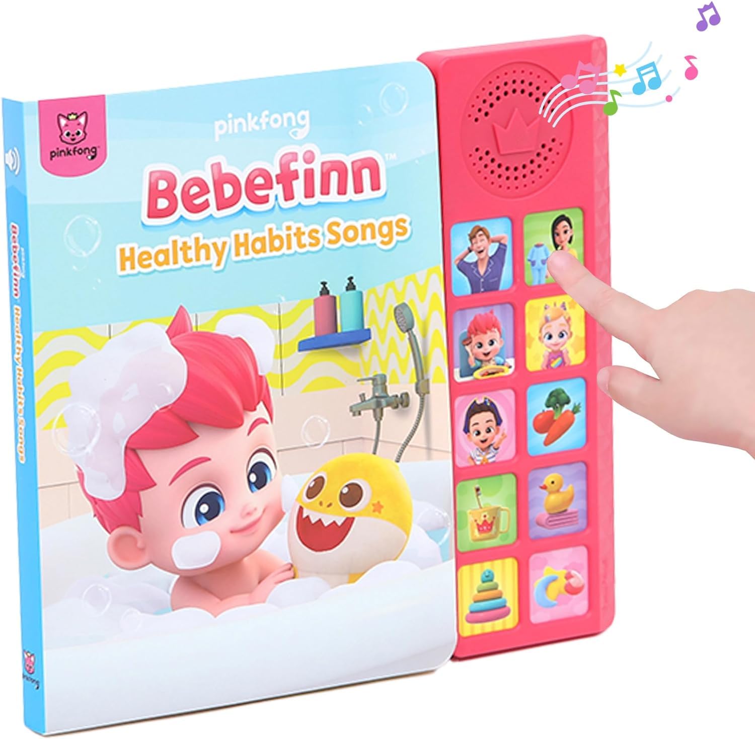 Libro Sonoro Pinkfong Bebefinn Hábitos Saludables Para Bebés - Venta Internacional.