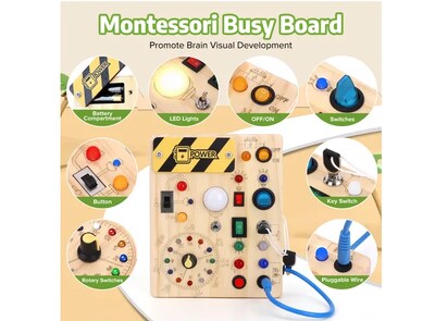 Foto 2 | Xtellar Juguete Educativo Montessori Con Panel Interactivo De Luces Led