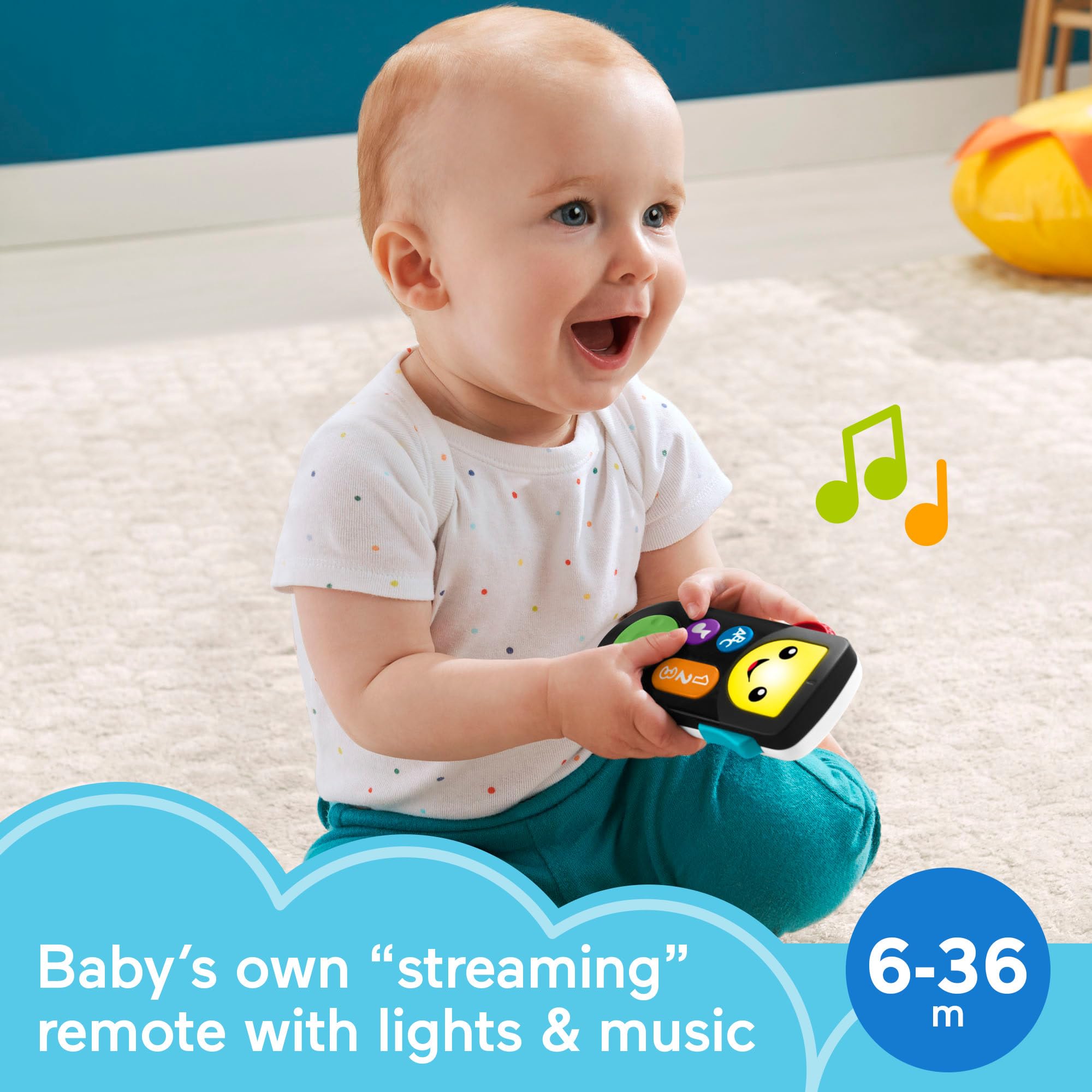 Foto 2 | Control Remoto Laugh & Learn De Toy Fisher-price Para Transmitir Y Aprender (6+m) - Venta Internacional.