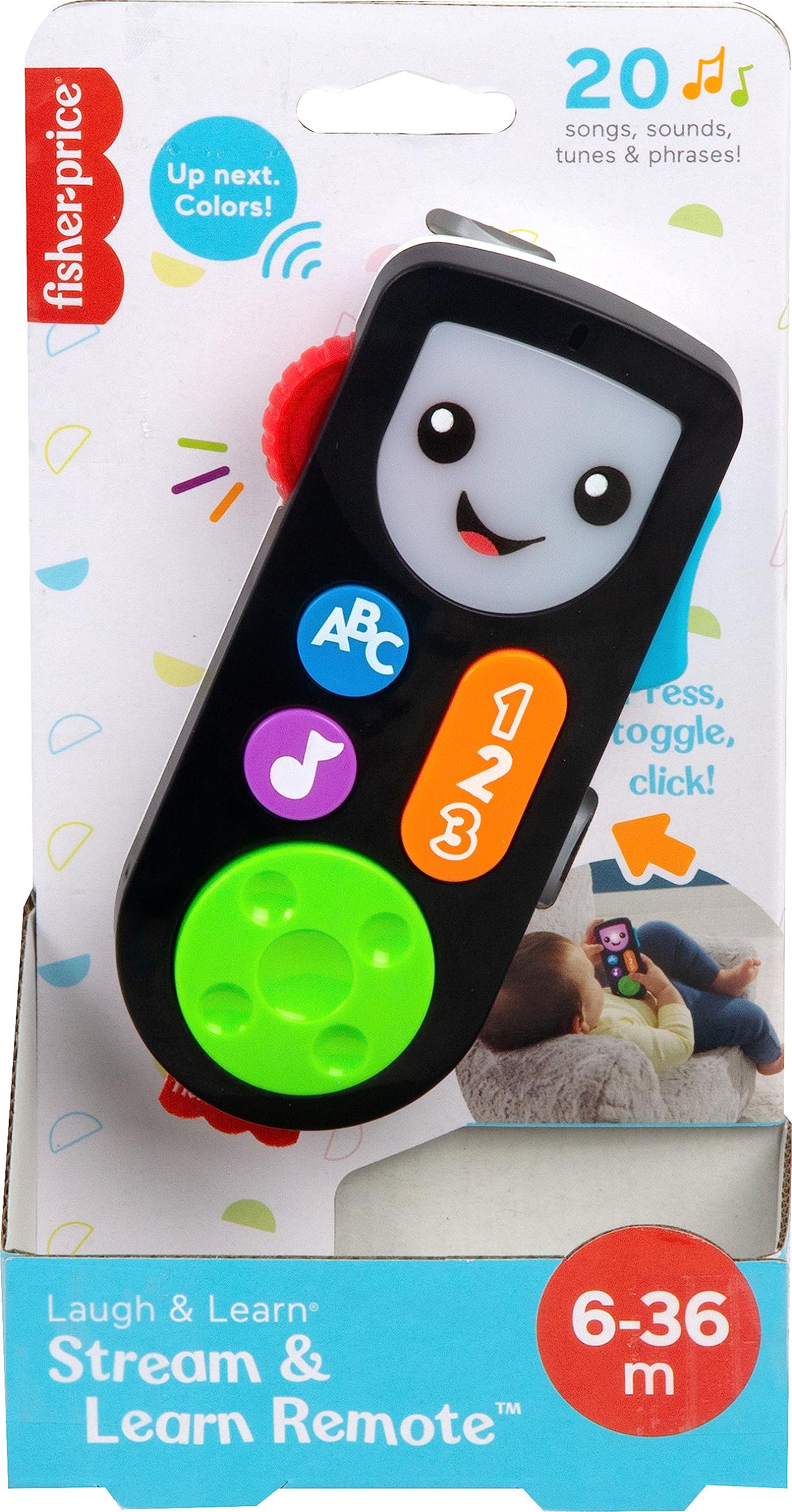 Foto 7 pulgar | Control Remoto Laugh & Learn De Toy Fisher-price Para Transmitir Y Aprender (6+m) - Venta Internacional.