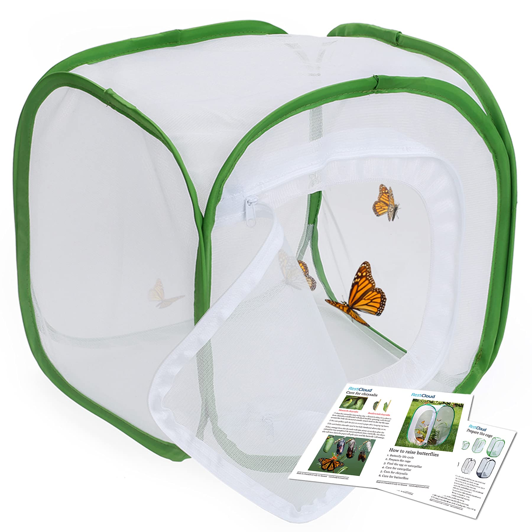 Foto 1 | Jaula De Hábitat Para Insectos Y Mariposas, Terrario Restcloud, 30 X 30 Cm - Venta Internacional.