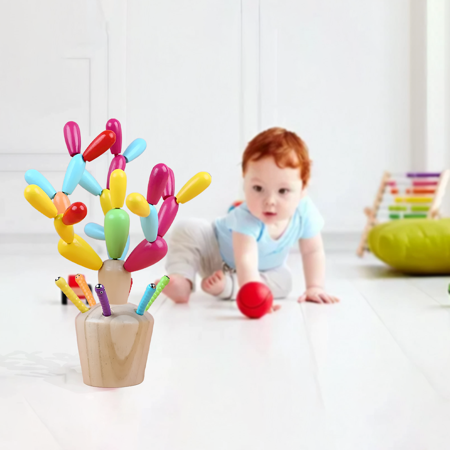 Foto 4 | Cactus Armable de Madera Yuff! Montessori