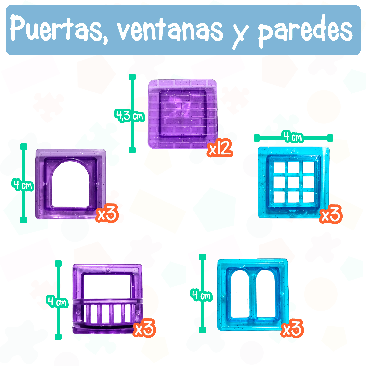 Foto 5 pulgar | Juegos Magnéticos de Construcción Yuff! 76 Piezas