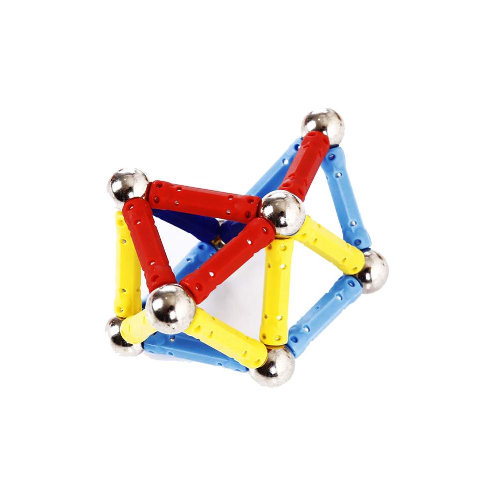 Set 36 Barras Y 27 Bolas Ilios Innova Magnéticas Multicolor