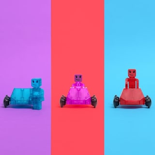 Foto 4 | Venta Internacional - Set De Construcción Magnética Magna-tiles Dashers 6 Piezas
