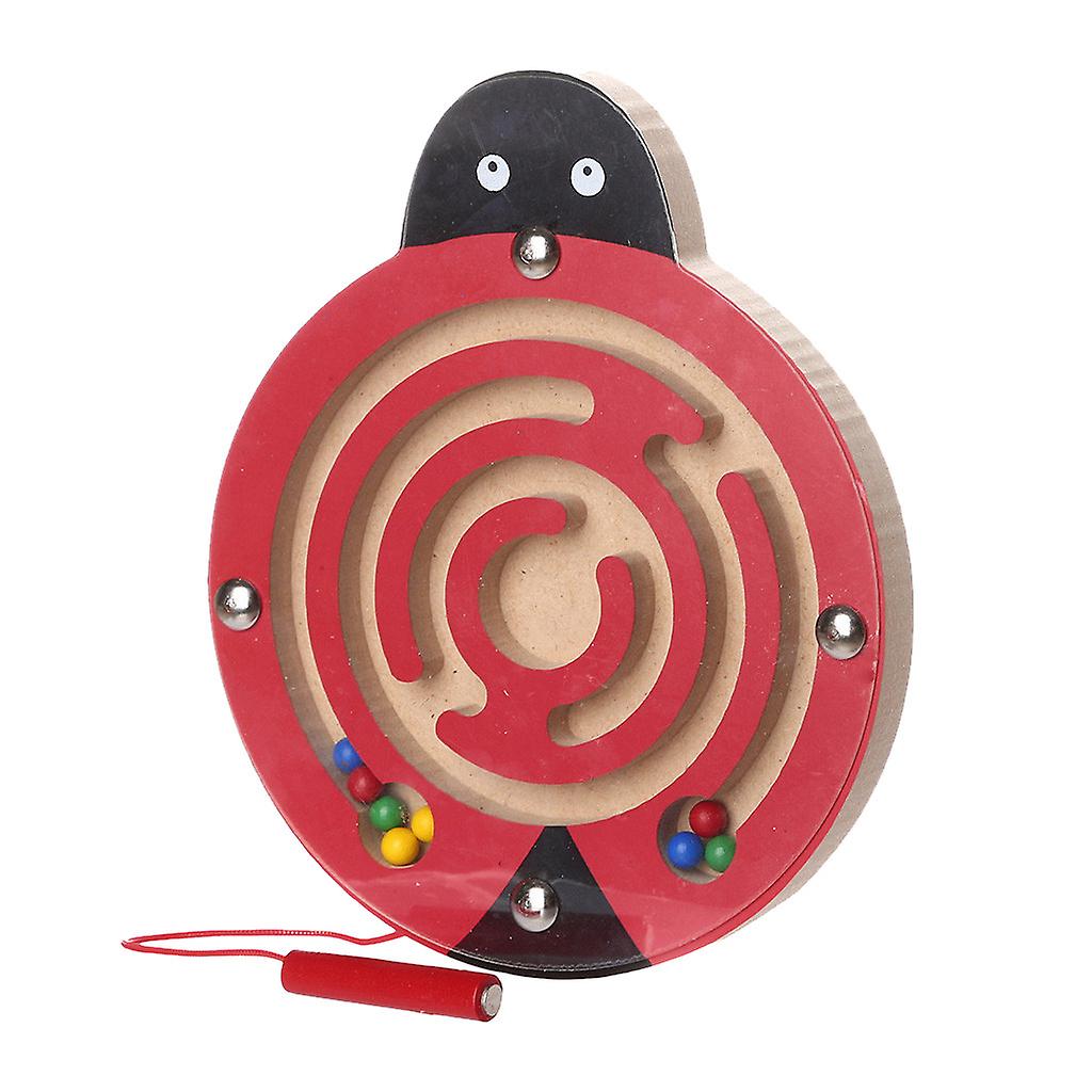 Foto 2 pulgar | Venta Internacional - Juguete De Laberinto Magnético Para Niños, Juego De Madera, Intelecto De Madera